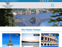 Tablet Screenshot of grandtravel.com